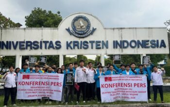 BEM KSI Gelar Konferensi Pers di UKI Minta POLRI Periksa Prof. Saiful Mujani Dugaan Ajakan Makar