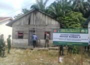 Satgas TMMD Bengkalis Berjibaku Bedah 5 Rumah Warga Pinggir jadi Layak Huni