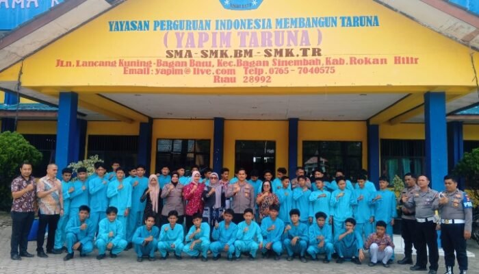 Kapolsek Bagan Sinembah Beri Edukasi Bahaya Narkoba di SMK Yapim Taruna, Ajak Siswa Kejar Cita-Cita dan Jauhi Pergaulan Negatif