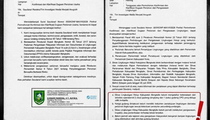 “Terbongkar! DLH Bengkalis Akui Gudang Diduga Milik Ambarita Belum Berizin, Pengawasan Nihil”
