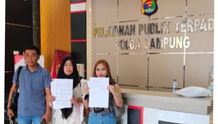 Sampaikan DUMAS ke Polda Lampung Rosidah Minta keadilan untuk anaknya